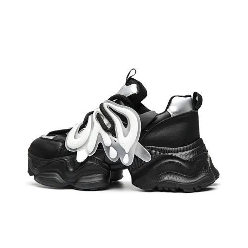 ORD Low-Top Platform Sneakers Черный Белый Унисекс