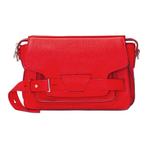 PROENZA SCHOULER Телячья кожа Седло Сумка Сумка через плечо Женская Красная