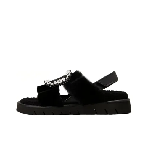 Roger Vivier One Ремень Сандалии Женские Черные