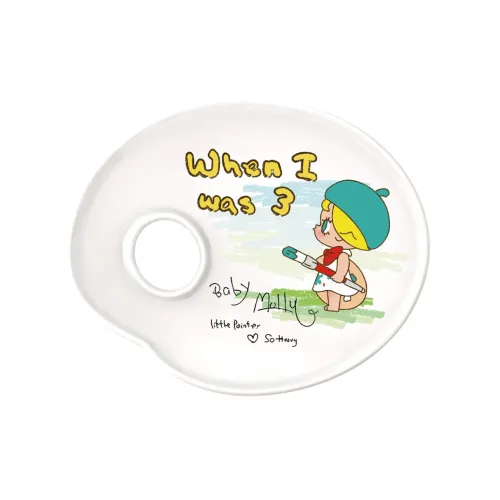 POP MART Когда Я Была Три Года Коллекция Малыш Молли Хранение Лоток Трендовые Продукты