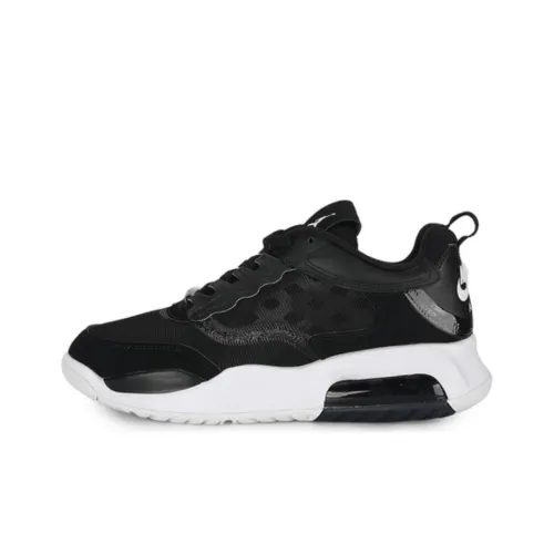 Джордан Maxin 200 Амортизаторы Slip-resistant Низкие Кроссовки для тренировок Мужские Черно-белые