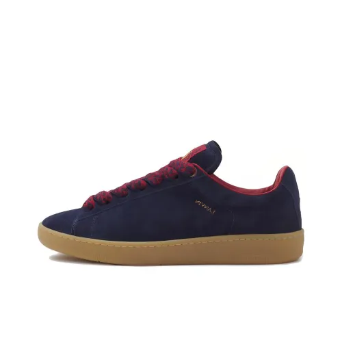 Lanvin Лайт Низкий Топ Скейтборд Кроссовки Мужские Морской Синий