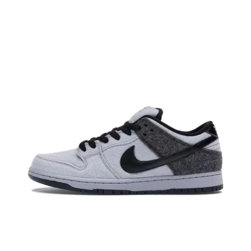 nike Dunk SB Wolf GREY Шерсть Низкий Топ Скейтбординг Кроссовки Мужской Wolf Серый