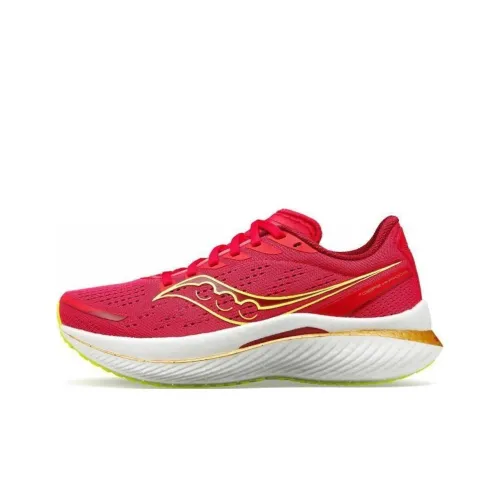 Saucony Slip-resistant Abrasion-resistant Low-top Беговые кроссовки Женские Red