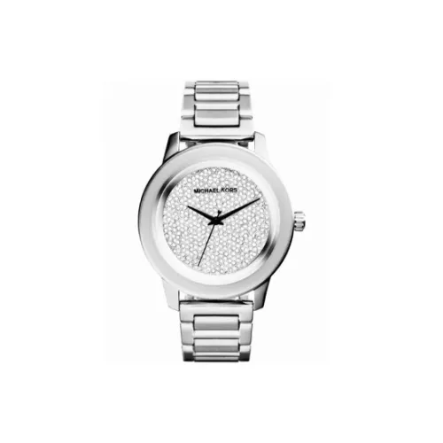 MICHAEL KORS Наручные часы Кварцевый механизм Ремешок из нержавеющей стали 41,5 мм Серебристый циферблат Женские часы MK5996