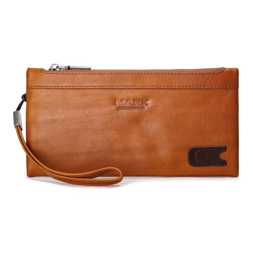 FAIRWHALE Коровья кожа Клатч Держатель для карт кошелек сумка на запястье Унисекс Бледно-желтый коричневый Элегантный черный Дымчатый циан