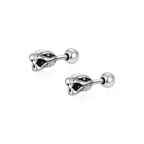 Yab Титановые и стальные серьги-гвоздики для мужчин