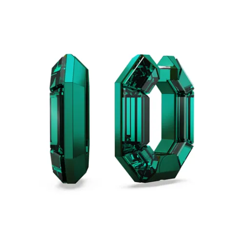 Swarovski Алюминий Искусственный кристалл Серьги Женские Зеленый