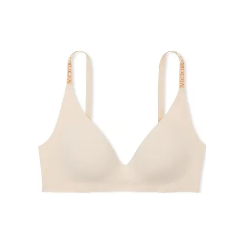 Victoria's Secret Розовый The T Рубашка T Рубашка PUSH Вверх Comfort Бюстгальтер Бежевый Бюстгальтер Женские Светло-янтарный