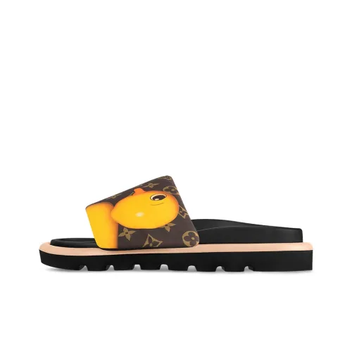 LOUIS VUITTON Pool Pillow Comfort Слипоны Женские Коричневый