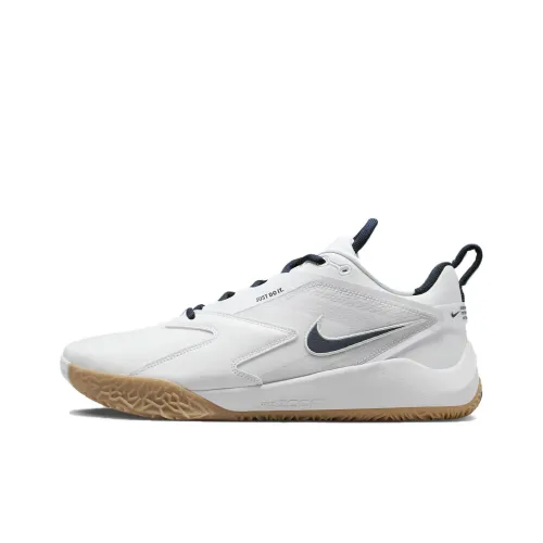 Nike Zoom HyperAce 3 Slip Resistant Abrasion Resistant Breathable Low-Top Training Shoes Unisex White Blue