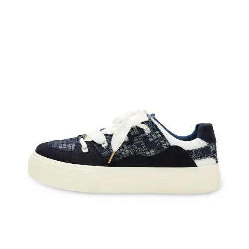 RUN MANNER Low-Top Canvas Shoes Blue Women's