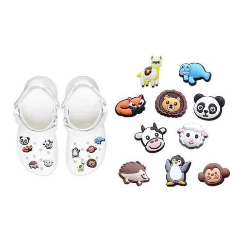 US8ACC Совместимо с Crocs Сандалии Сабо Декор DIY Мягкий Гель Обувь Цветочный Дизайн Унисекс