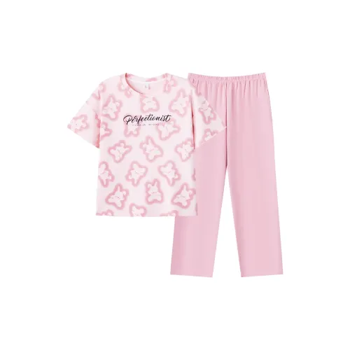 Huggy Kissy Пижамный комплект женский светло-розовый