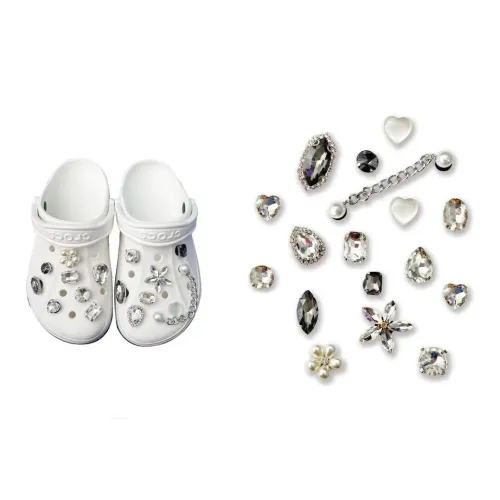 US8ACC DIY Мягкий Винил Обувь Цветы Унисекс