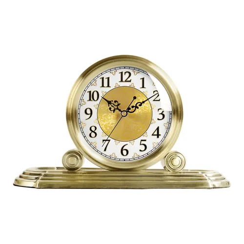 HENSE Кварцевый механизм Сплав Настольные часы Унисекс Бронза HD318