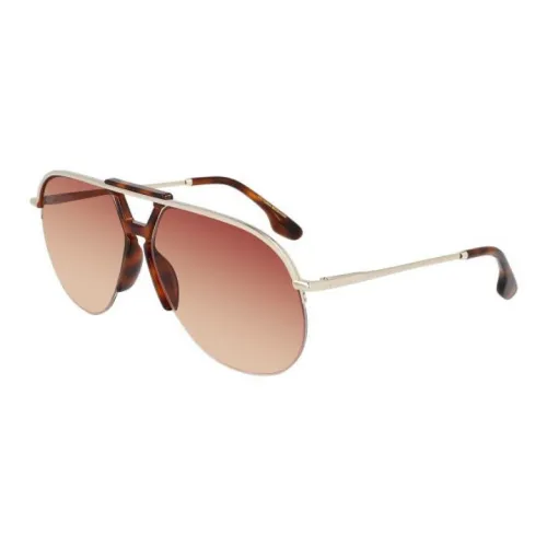 VICTORIA BECKHAM Aviator Солнцезащитные очки Женские Золотые