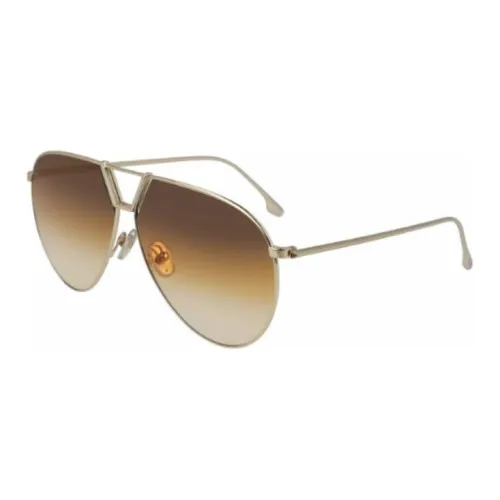 VICTORIA BECKHAM Aviator Солнцезащитные очки Женские Золотые