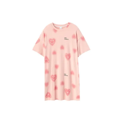 Huggy Kissy Ночная сорочка Женская Креветочно-розовая