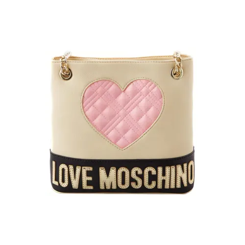 LOVE MOSCHINO Сумка из искусственной кожи в форме ведра сумка через плечо женская розовая белая многоцветная