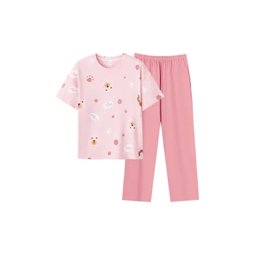 Huggy Kissy Пижамный комплект женский светло-розовый