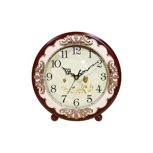 HENSE Кварцевый механизм Деревянные Настольные часы Унисекс Белый циферблат HD282