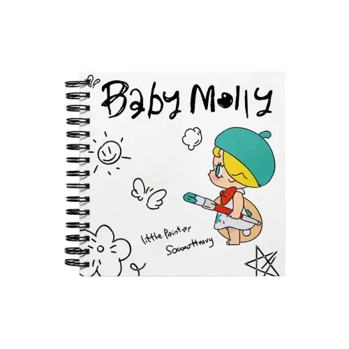 POP MART Коллаборация Edition When I Was Three Years Old Коллекция Детский Молли Граффити BOOK Продукты на основе трендов