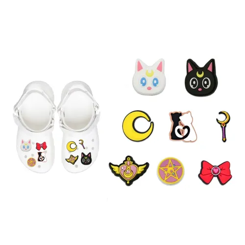 US8ACC Совместимые Crocs Пляжные Сабо Аксессуары Декор DIY Обувь Цветочный Дизайн Женские