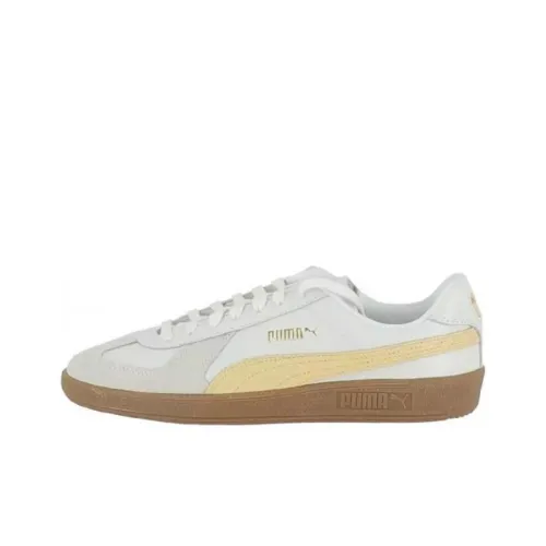 PUMA Army Trainer Low Топ Скейтборд Кроссовки Мужские Бежево-Белые