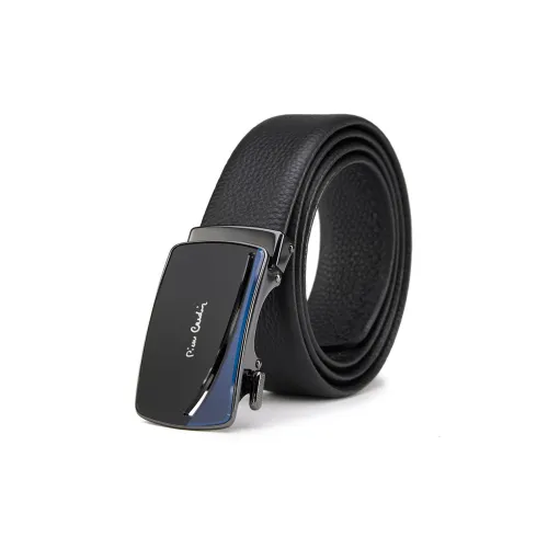 PIERRE CARDIN Премиум Подарочный Набор Автоматическая Застежка Ремешок из Коровьей Кожи Ремешки Мужской Черный 3,6 см