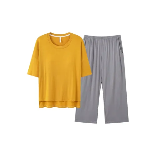 Good Fortune Пижамный комплект женский цвет оранжевый