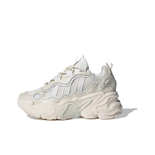 Adidas Originals Ozthemis Амортизирующие шоки Противоскользящие и устойчивые к истиранию Низкий топ Кроссовки с подошвой Women's White