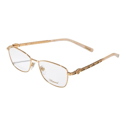 CHOPARD Нержавеющая сталь Квадратные Оправы для очков Женские Золотые