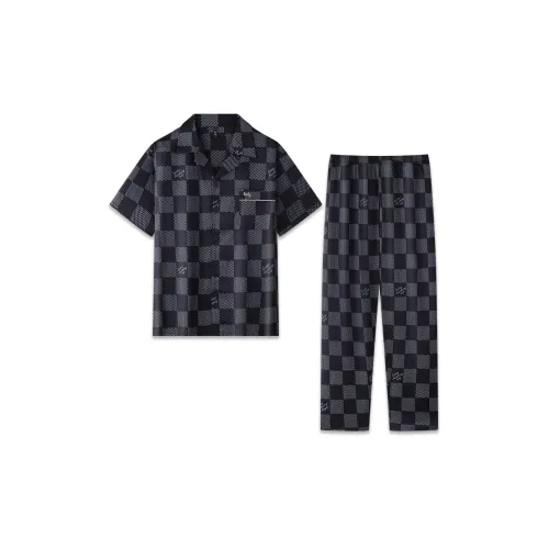 Good Fortune Пижамный комплект Мужской Черный