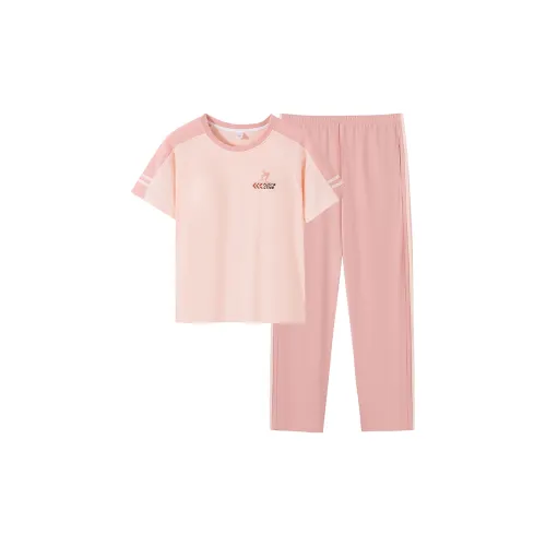 Huggy Kissy Пижамный комплект женский розовый