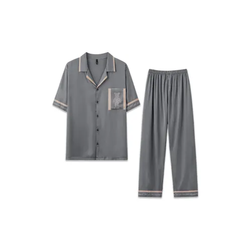 Good Fortune Пижамный комплект Мужской Серый