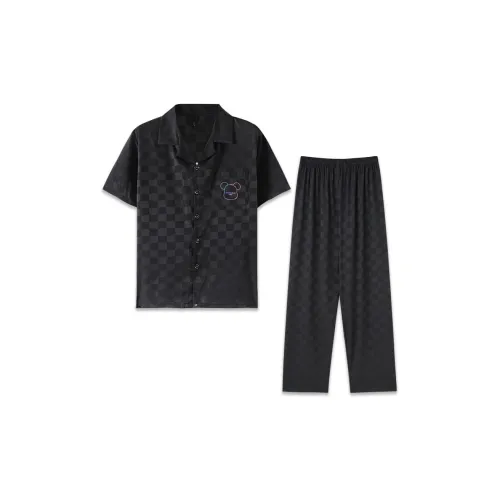 Good Fortune Пижамный комплект Мужской Черный
