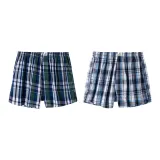 Тёмно-зелёный клетка + серо-синий клетка