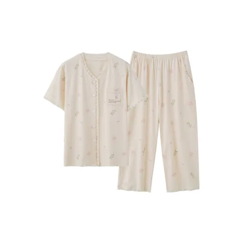 Chun Xi Pajama Комплект Женский Абрикос