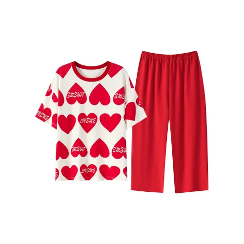 The Story Of The Flower Season Пижамный комплект женский красный