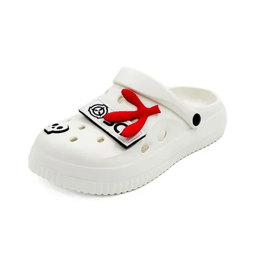 OUBT Креативный дизайн курица Claw закрытый носок сабо унисекс белый