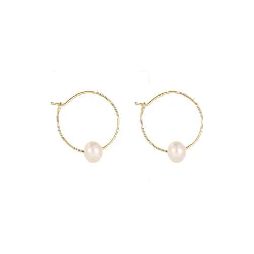 WAW Серьги с золотым покрытием из меди женские