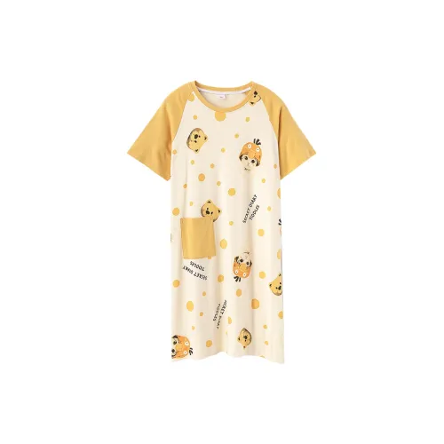 Huggy Kissy Ночная сорочка Женская Абрикос