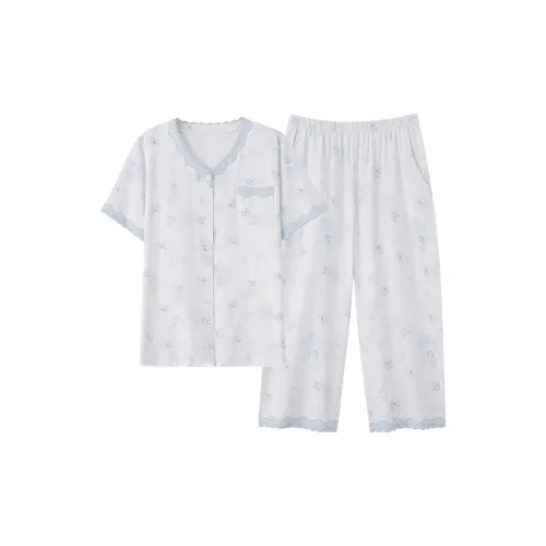 Chun Xi Pajama Комплект Женский Светло-Синий