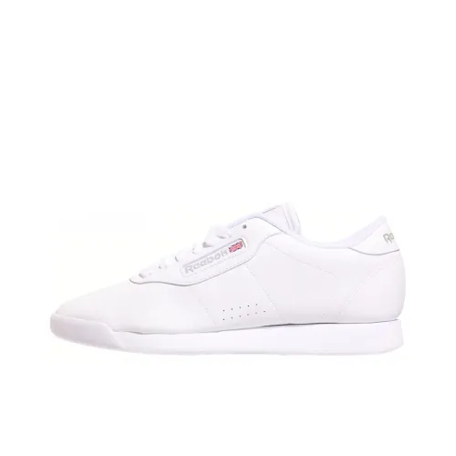 Reebok Амортизация Износостойкие Низкие Кроссовки для скейтбординга Женские Белые