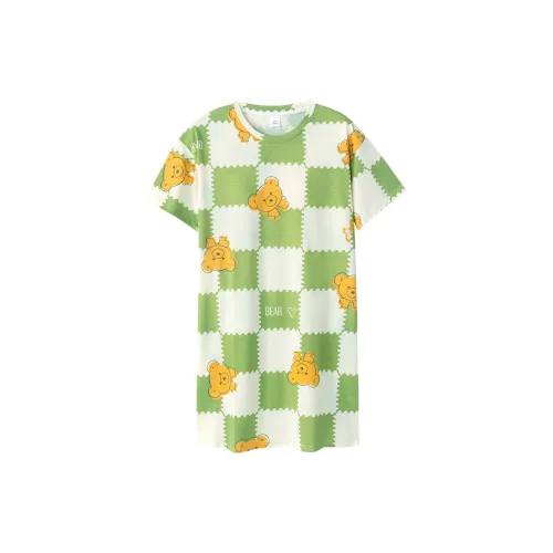 Huggy Kissy Ночная сорочка Женская Зеленая