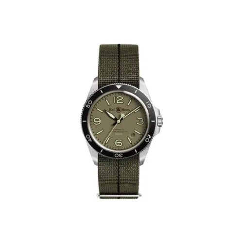 Bell & Ross Автоматический Механический Часы для Мужчин 41 мм Зеленые