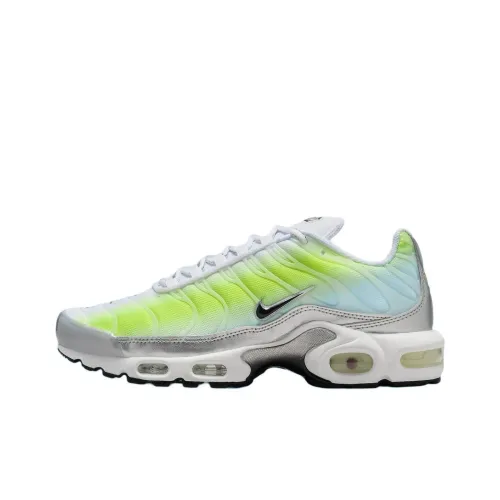 Nike Air Max Plus Устойчивый к истиранию Дышащий Низкий Топ Повседневная обувь Женская Белый Зеленый