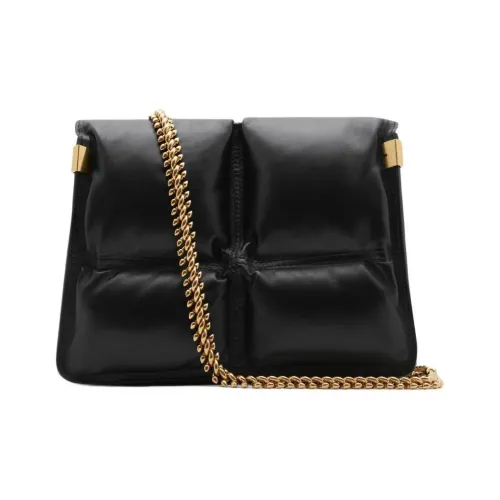 Burberry Lambskin Handheld Crossbody Bag Shoulder Bag Women's Black