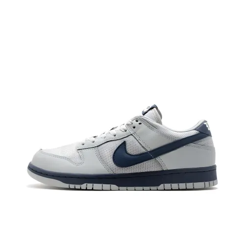 Nike Dunk Slip-Resistant и Breathable Low-Top Скейтбординг Кроссовки Unisex Серый Белый